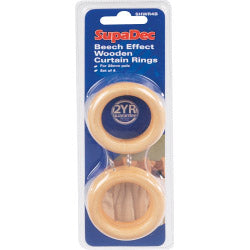Woodside Beech Curtain Rings 28mm