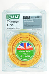 ALM Trimmer Line Yellow 2.4mm x 20m