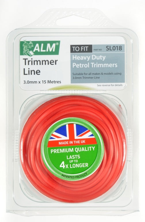 ALM Trimmer Line Red 3.0mm x 15m