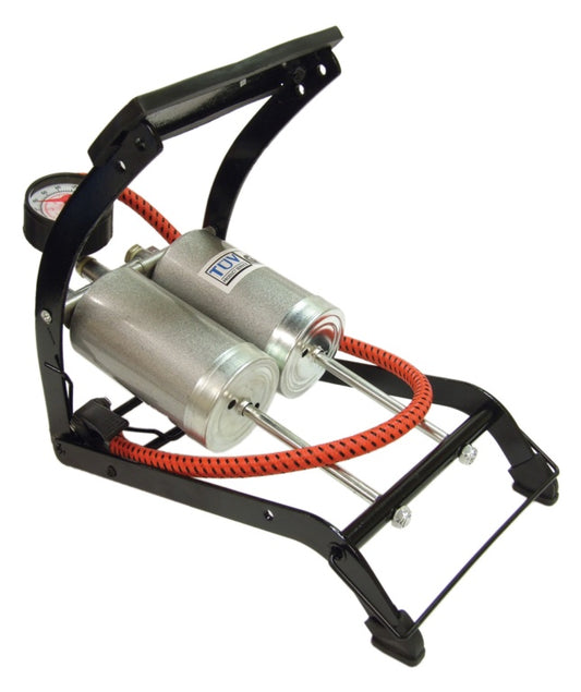 Streetwize Foot Pump Deluxe Single Barrel