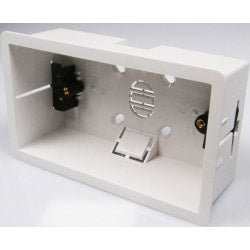 Securlec 2 Gang Dry Lining Box 47mm Deep