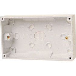Securlec 2 Gang Pattress Box 47mm