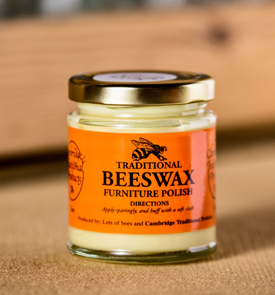 Cambridge Traditional Natural Beeswax Polish 142gm Jar