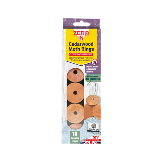 Zero In Cedarwood Moth Rings 10 pack