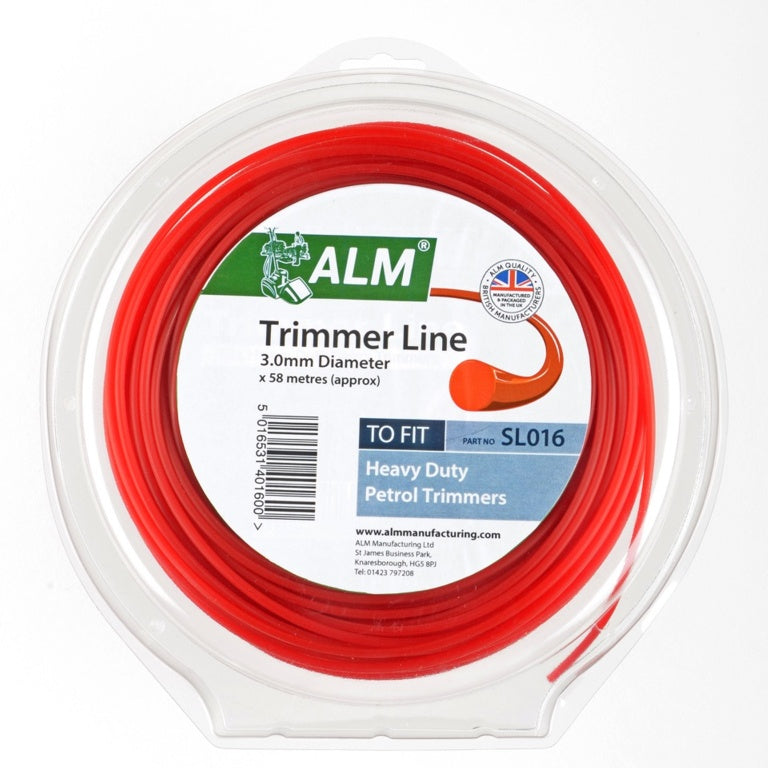 ALM Trimmer Line  Red 3mm x 55m approx