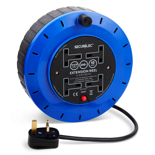 Securlec 4 Gang Extension Reel 10m 13 Amp