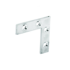 Securit Corner Plates Zinc Plated (2) 75mm