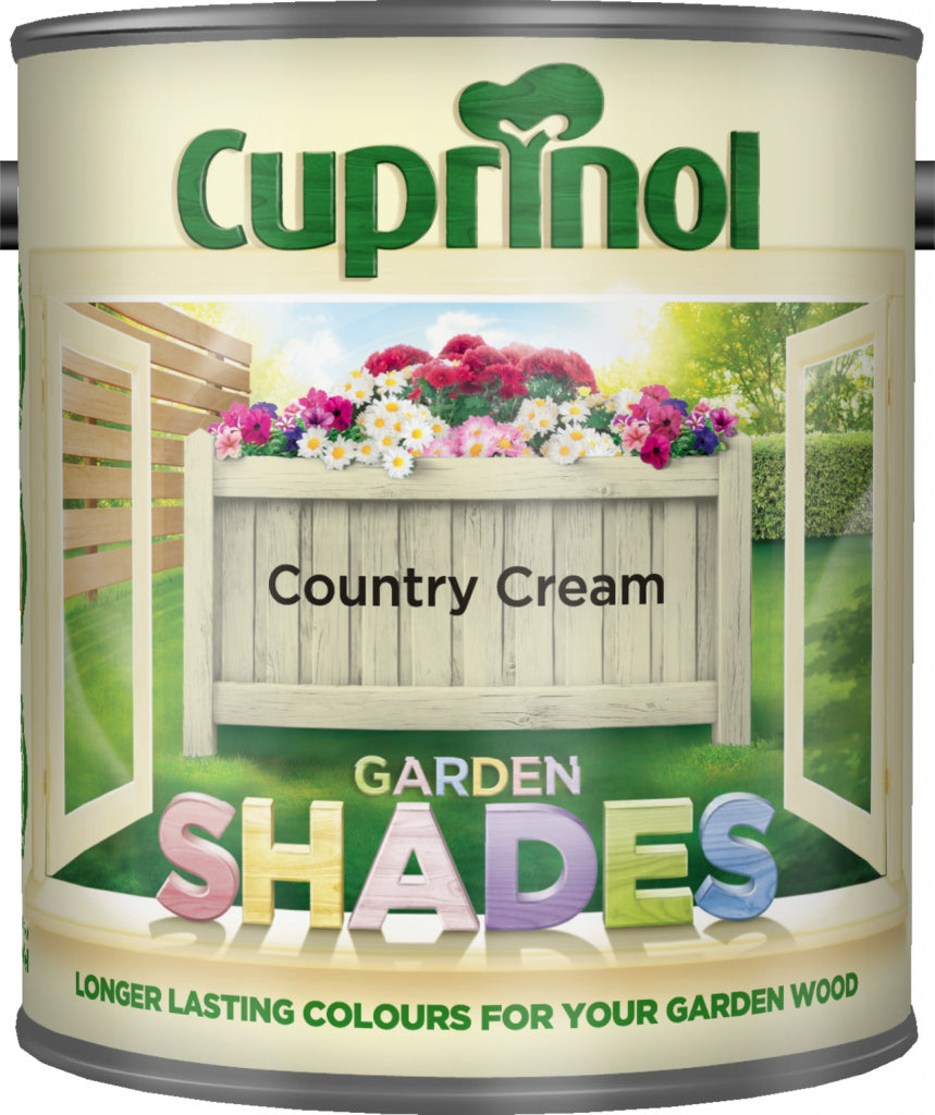 Cuprinol Garden Shades 1L Country Cream