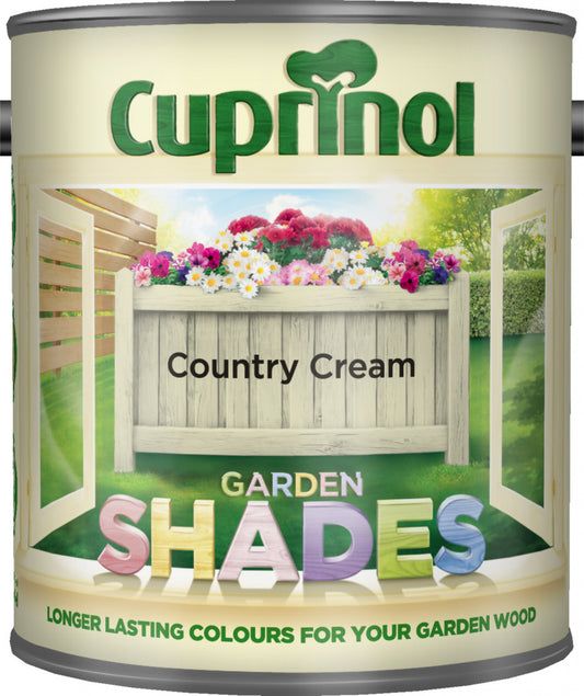 Cuprinol Garden Shades 1L Country Cream