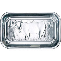 Luminarc Cow Butter Dish With Lid Clear