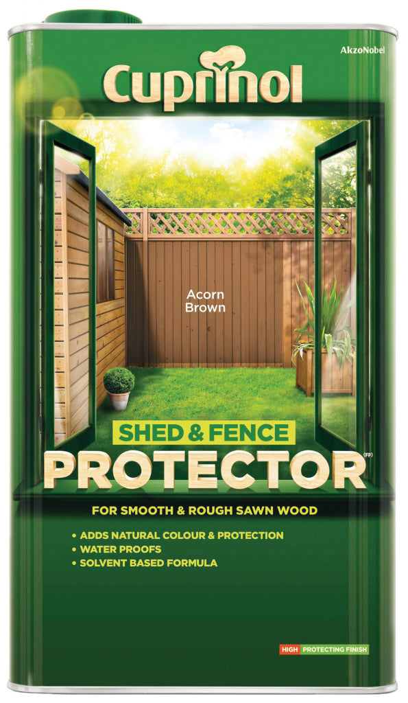 Cuprinol Shed & Fence Protector 5L Rustic Green