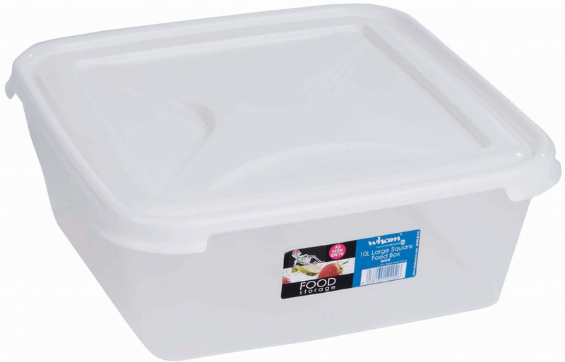 Wham Square Food Stroage 10 L White