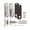 Era Digital Door Lock Oval with Hold Back Finish: Chrome Effect