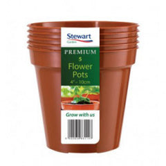 Stewart Flower Pot Pack of 5 4"