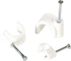 SupaLec White Cable Clips Round 2.75mm