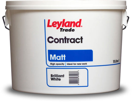 Leyland Trade Contract Matt 10L Brilliant White