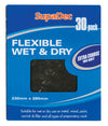SupaDec Flexible Wet & Dry Paper Extra Coarse 180 Grade Pack 30