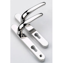 Era Ikon Classic Lever/Lever Door Handle 92mm centre Finish: Chrome