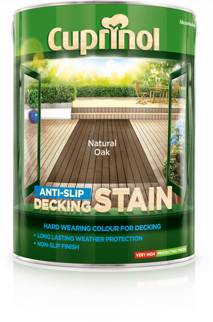 Cuprinol Anti-Slip Decking Stain 5L Country Cedar