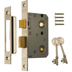 Era Bathroom Lock 3" Finish: Chrome