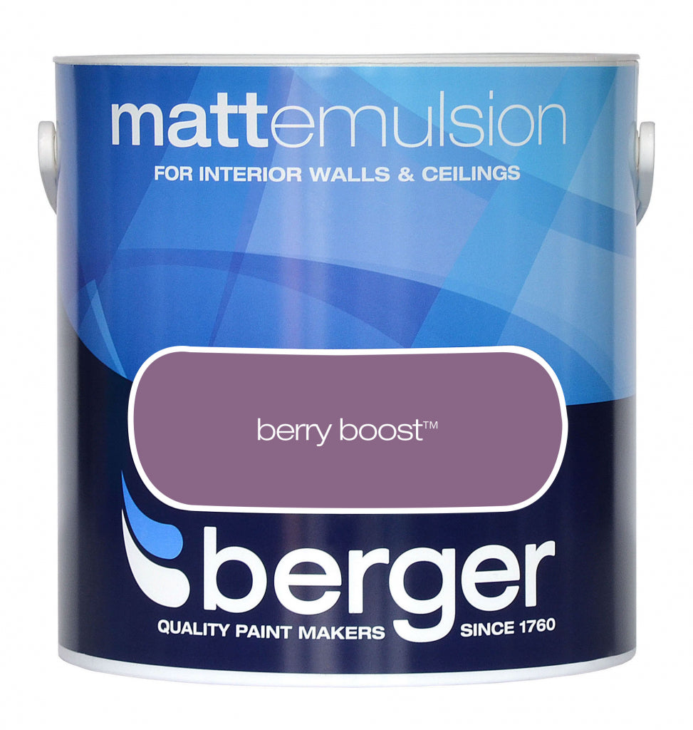 Berger Matt Emulsion 2.5L Berry Boost