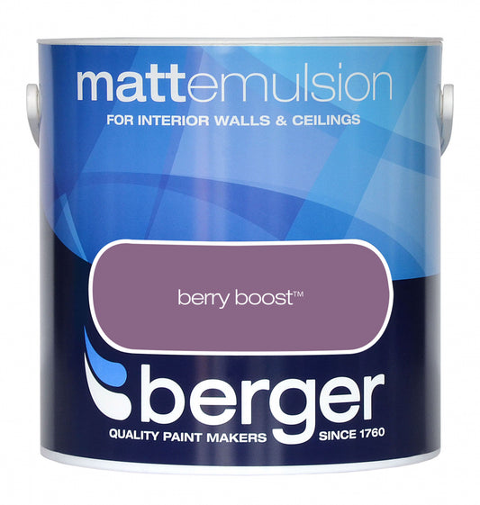 Berger Matt Emulsion 2.5L Berry Boost