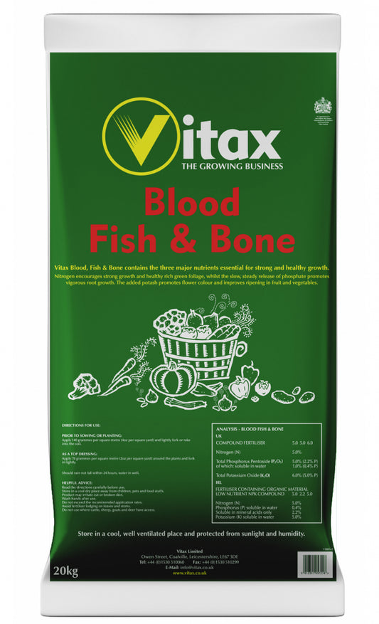 Vitax Blood Fish & Bone 20Kg