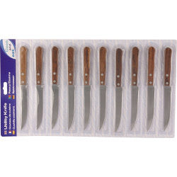 Zodiac 5" Utility Knife With Wooden Handle Single