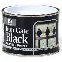 151 Coatings Iron Gate Gloss Paint Black / 180ml