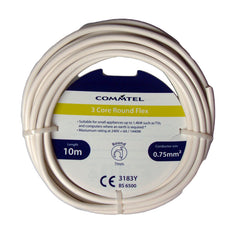 Doncaster Cable 3 Core Round Flex 10m 0.75mm2