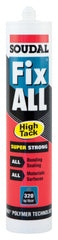 Soudal Fix All Super Strong Sealant/Adhesive 290ml Cartridge Black