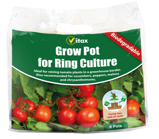 Vitax Grow Pots For Ring Culture Pack 6