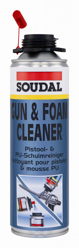 Soudal Gun & Foam Cleaner Colourless 500ml aerosol can