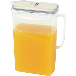 Locknlock Rectangular Fridge Door Jug Clear/Blue 2L (190 x 100 x 234mm)