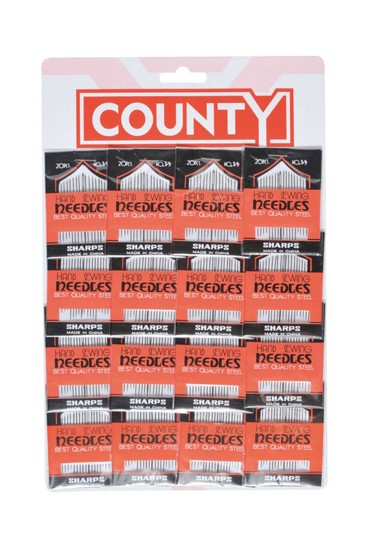 County Sewing Needles Card 16