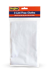 Rustins Lint Free Cloths Pack 3