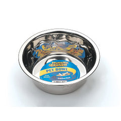 Munch & Crunch Metal Pet Bowl 1.2L