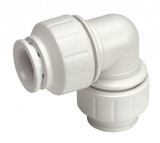 JG Speedfit Equal Elbow Connector 10mm Pack 10 White