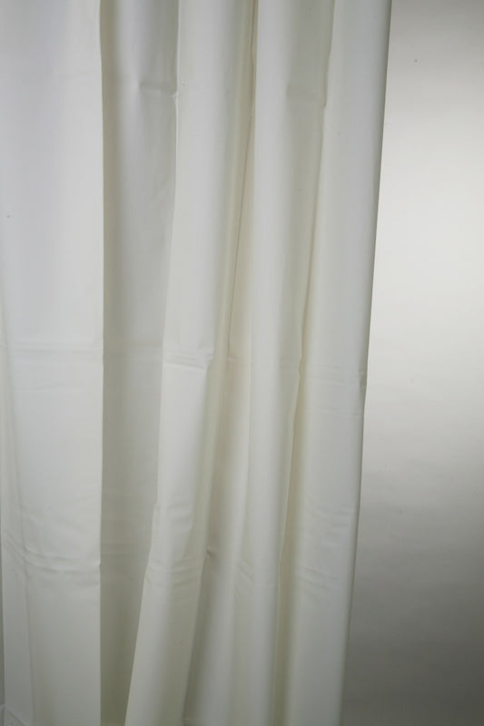 Blue Canyon Peva Shower Curtain 180 x 180cm Plain White