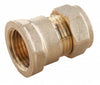 Oracstar Compression Straight Connector Female 15mm x 1/2" FI