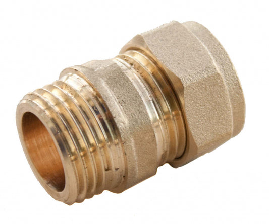 Oracstar Compression Straight Connector Male 15mm x 1/2" MI