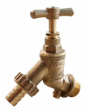 Oracstar Hose Union Bib Tap 1/2" x 3/4" B.S.P. Long