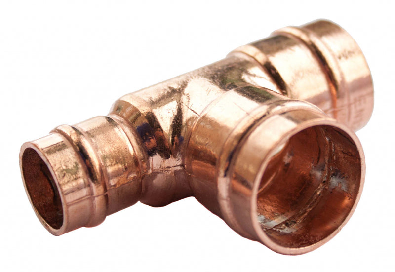 Oracstar Pre Soldered Reducing Tee 22mm x 22mm x 15mm (Centre)