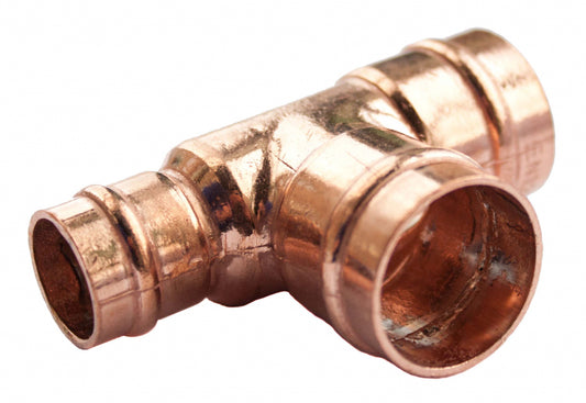 Oracstar Pre Soldered Reducing Tee 22mm x 22mm x 15mm (Centre)