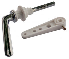 Oracstar Low Level Cistern Handle Pack Chrome Plated Plastic
