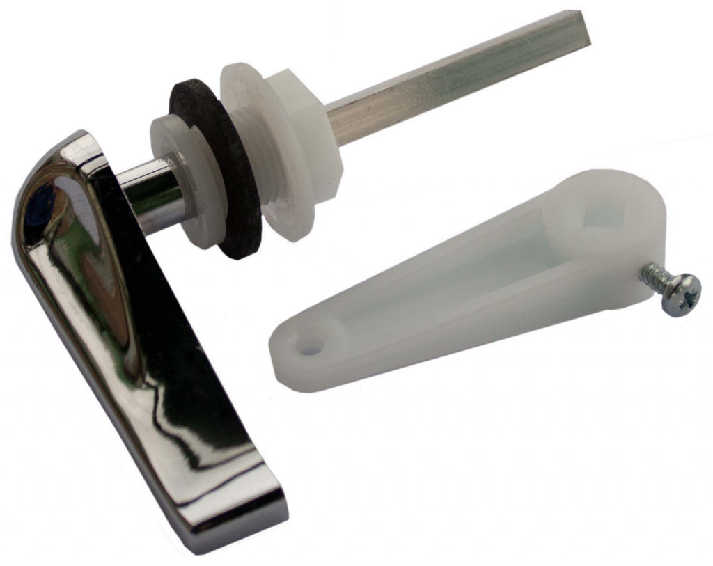 Oracstar Low Level Cistern Handle Pack Chrome Plated Plastic