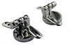 Oracstar Toilet Seat Hinges Wooden Chrome Plated