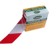 Rodo Red/White Warning Tape 60mm x 200m