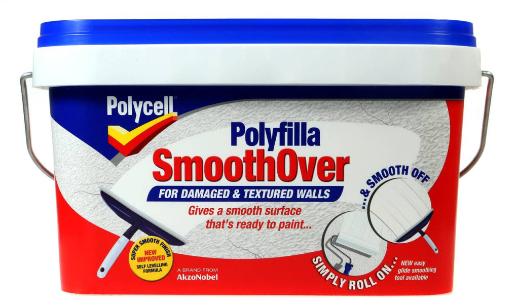 Polycell Smoothover Damaged Wall 2.5L Textured