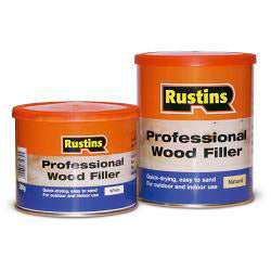 Rustins Professional Wood Filler 250g Natural